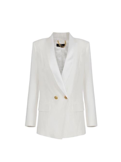 Ivory women's jacket ELISABETTA FRANCHI | GI08041E2.360